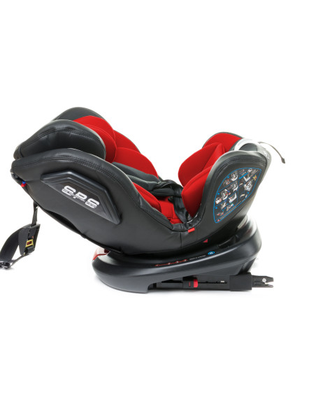 4BABY-956742,Scaun auto rotativ 4Baby ROTO-FIX 0-36 Kg Rosu