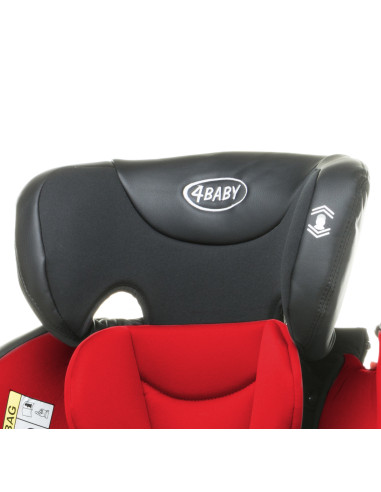 4BABY-956742,Scaun auto rotativ 4Baby ROTO-FIX 0-36 Kg Rosu