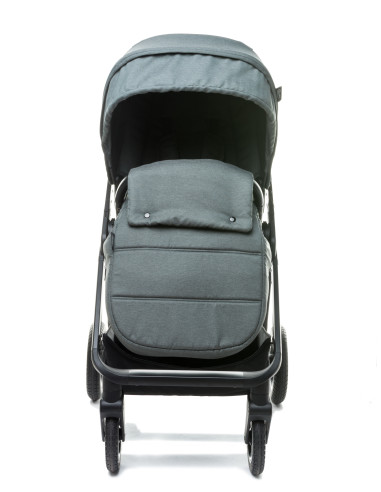 4BABY-958029,Carucior reversibil cu roti de cauciuc (max. 22 Kg) 4Baby EVERSO Negru