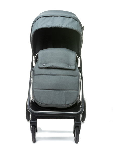 4BABY-958036,Carucior reversibil cu roti de cauciuc (max. 22 Kg) 4Baby EVERSO Gri