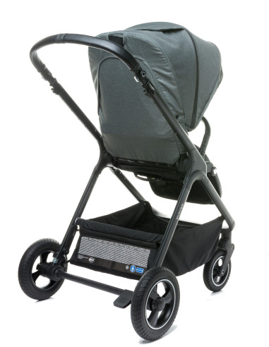 4BABY-958036,Carucior reversibil cu roti de cauciuc (max. 22 Kg) 4Baby EVERSO Gri