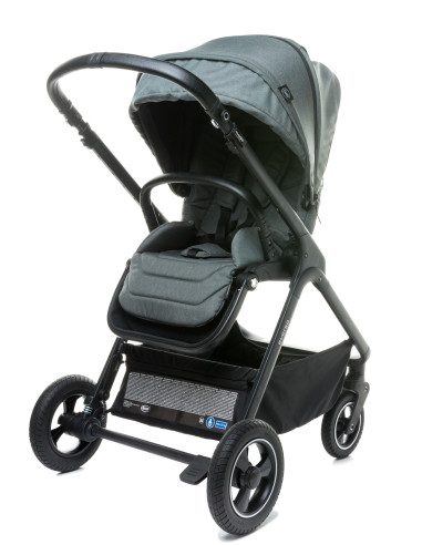 4BABY-958036,Carucior reversibil cu roti de cauciuc (max. 22 Kg) 4Baby EVERSO Gri