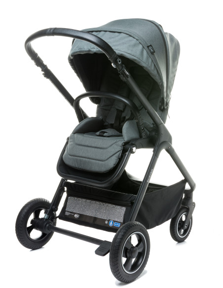 4BABY-958036,Carucior reversibil cu roti de cauciuc (max. 22 Kg) 4Baby EVERSO Gri