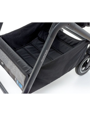 4BABY-958036,Carucior reversibil cu roti de cauciuc (max. 22 Kg) 4Baby EVERSO Gri