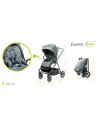 4BABY-958036,Carucior reversibil cu roti de cauciuc (max. 22 Kg) 4Baby EVERSO Gri