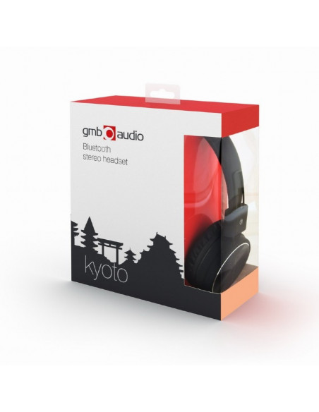 Casti cu microfon Gembird, bluetooth, Negru