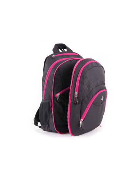 Rucsac 2 în 1 Teens Pink Black Dot,SKG138
