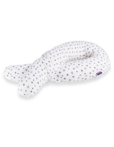 Perna pentru bebelusi Cuddly Nest Grey Stars,BEB-T040332