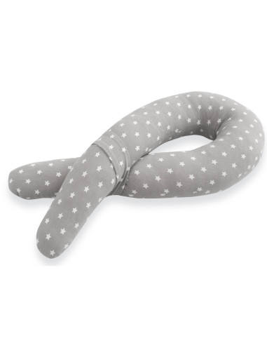 Perna pentru bebelusi Cuddly Nest Anthracite With White