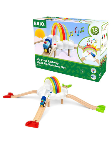 Brio - Primea Mea Sina De Tren Care Lumineaza,BRIO36002