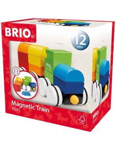 Brio - Tren Magnetic Cu Roti Albe,BRIO30245 2