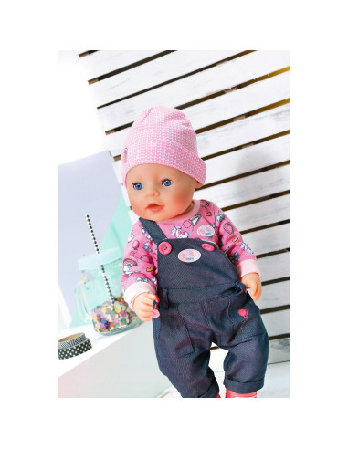 BABY born - Papusa Interactiva Cu Salopeta De Blugi - 43