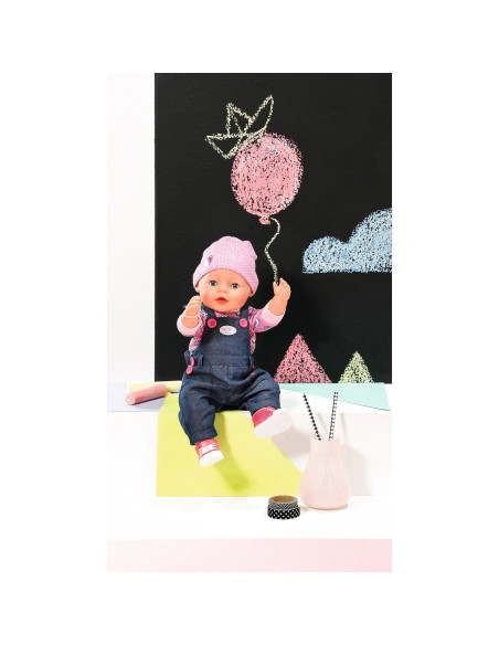 BABY born - Papusa Interactiva Cu Salopeta De Blugi - 43
