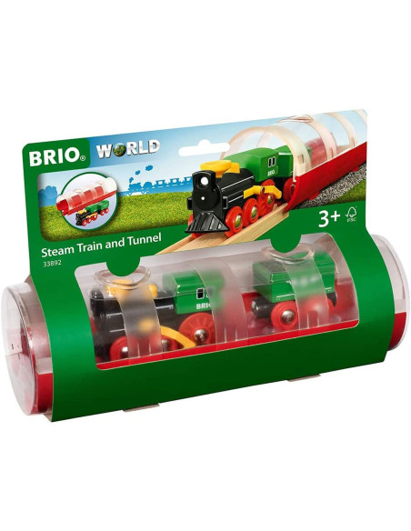 Brio - Tren Cu Aburi Si Tunel,BRIO33892