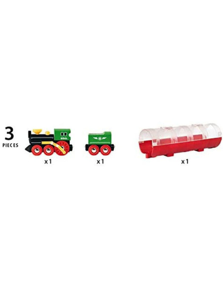 Brio - Tren Cu Aburi Si Tunel,BRIO33892