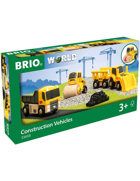 Brio - Set 3 Vehicule De Constructii,BRIO33658