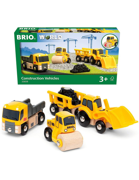 Brio - Set 3 Vehicule De Constructii,BRIO33658