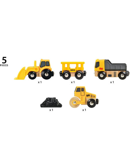 Brio - Set 3 Vehicule De Constructii,BRIO33658