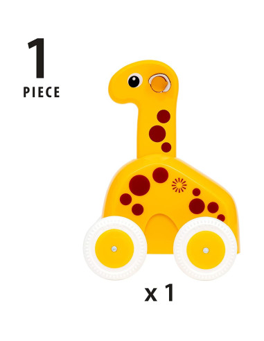 Brio - Jucarie Apasa Si Merge Girafa,BRIO30229