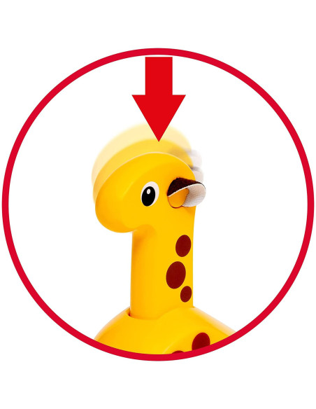 Brio - Jucarie Apasa Si Merge Girafa,BRIO30229