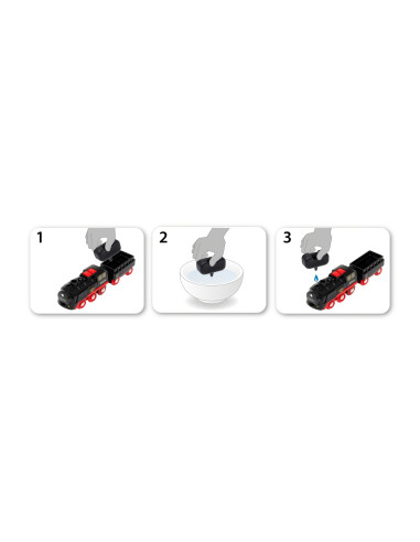 Brio - Tren Negru Cu Baterii,BRIO33884