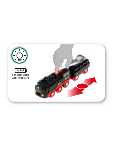 Brio - Tren Negru Cu Baterii,BRIO33884
