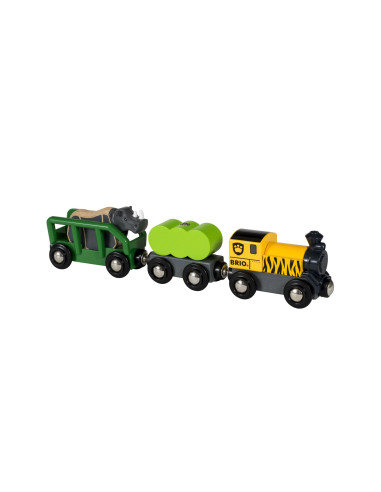 Brio - Tren Safari Cu Rinocer,BRIO33964