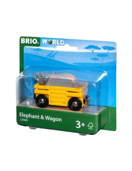 Brio - Vagon Si Elefant,BRIO33969