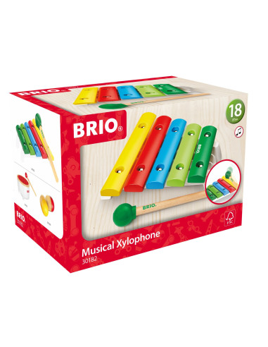 Brio - Xilofon Din Lemn,BRIO30182 Brio - Xilofon Din Lemn,BRIO30182