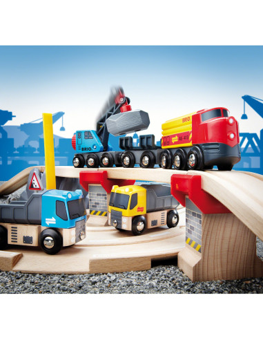 Brio - Sina Tren Set Incarcare,BRIO33210