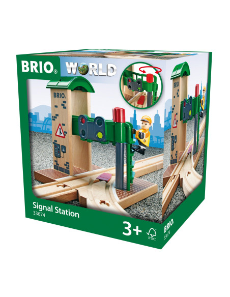 Brio - Statie De Tren Cu Semnale,BRIO33674