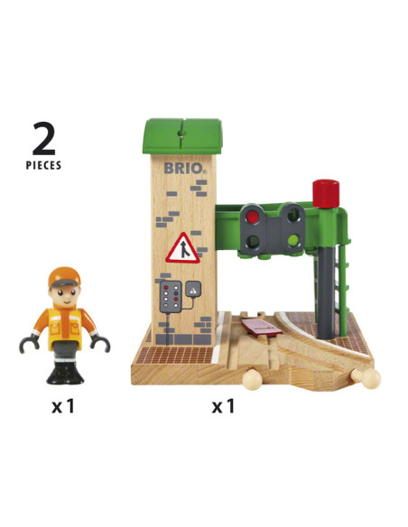 Brio - Statie De Tren Cu Semnale,BRIO33674