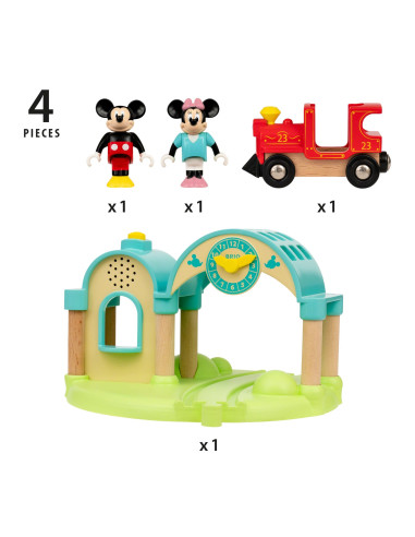 Brio - Statie De Tren Mickey Mouse,BRIO32270