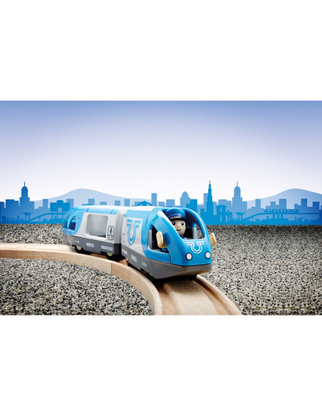 Brio - Tren De Calatori Cu Baterii,BRIO33506