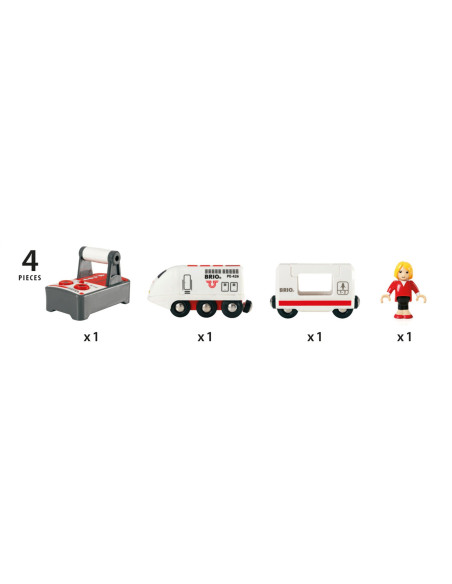 Brio - Tren De Calatori Cu Telecomanda,BRIO33510