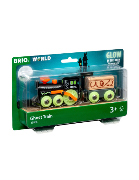 Brio - Tren Fantoma Care Lumineaza In Intuneric,BRIO33986