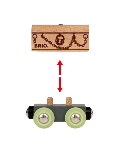 Brio - Tren Fantoma Care Lumineaza In Intuneric,BRIO33986