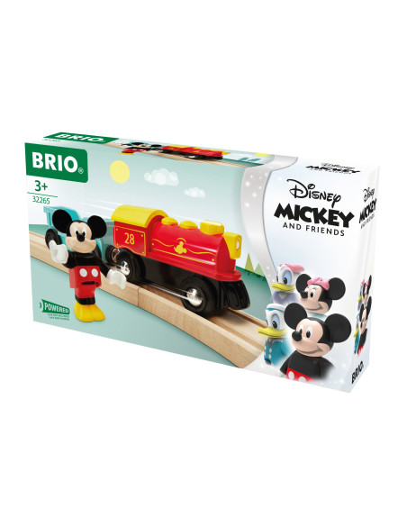 Brio - Tren Mickey Mouse Pe Baterii,BRIO32265