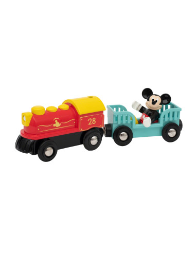 Brio - Tren Mickey Mouse Pe Baterii,BRIO32265