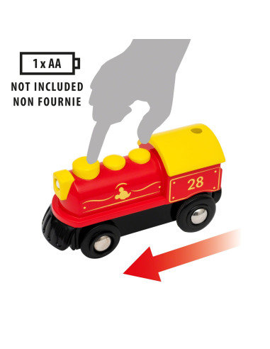 Brio - Tren Mickey Mouse Pe Baterii,BRIO32265