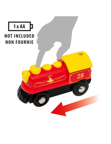 Brio - Tren Mickey Mouse Pe Baterii,BRIO32265