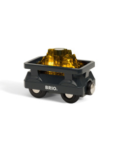 Brio - Vagon Luminos Cu Aur,BRIO33896