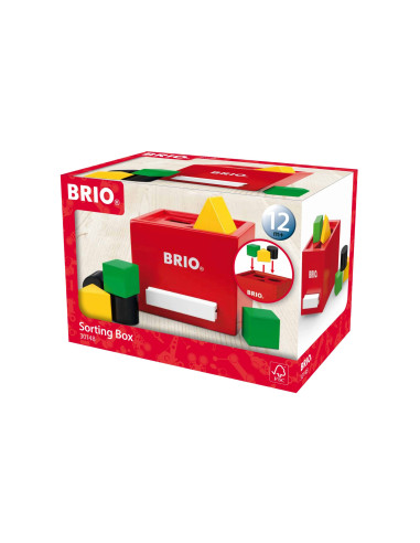 Brio - Cutie De Sortat Forme Rosie,BRIO30148
