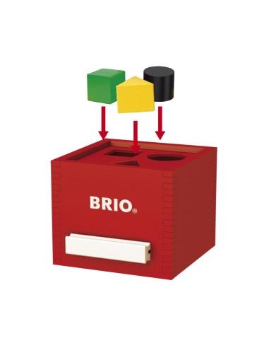 Brio - Cutie De Sortat Forme Rosie,BRIO30148