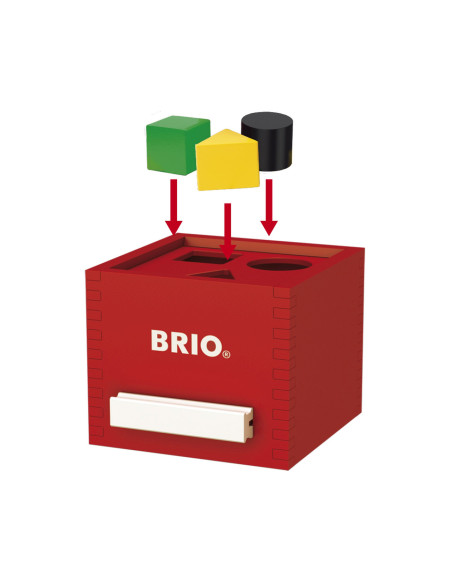Brio - Cutie De Sortat Forme Rosie,BRIO30148