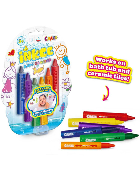 Craze - Inkee - Creioane De Colorat In Baie,CRZ28667