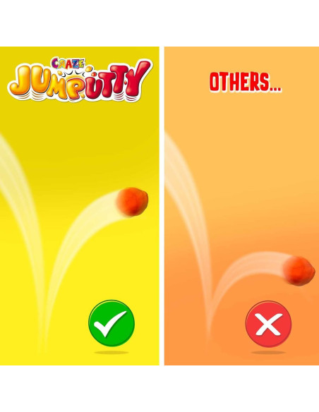 Craze - Jumputty - Plastilina Saritoare Blister 3 Buc Diverse