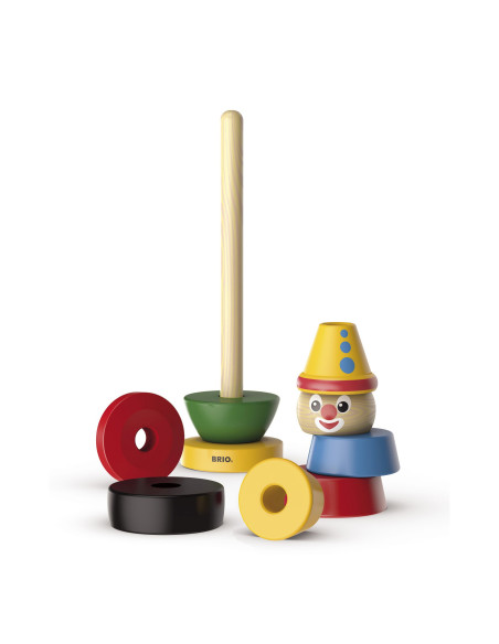 Brio - Jucarie Lemn De Stivuit Clovn,BRIO30120