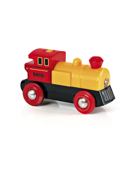 Brio - Locomotiva Mica Rosie Cu Baterii,BRIO33594