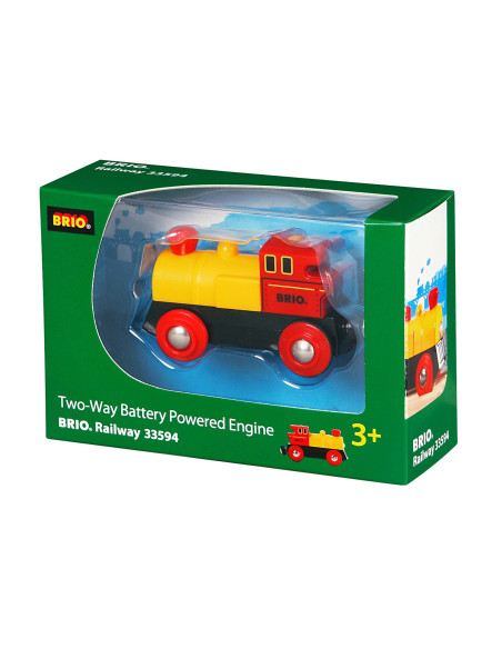 Brio - Locomotiva Mica Rosie Cu Baterii,BRIO33594